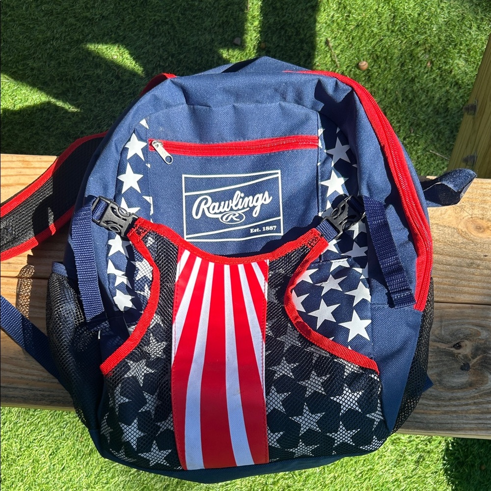 Rawlings Blue and Red Kids Backpack